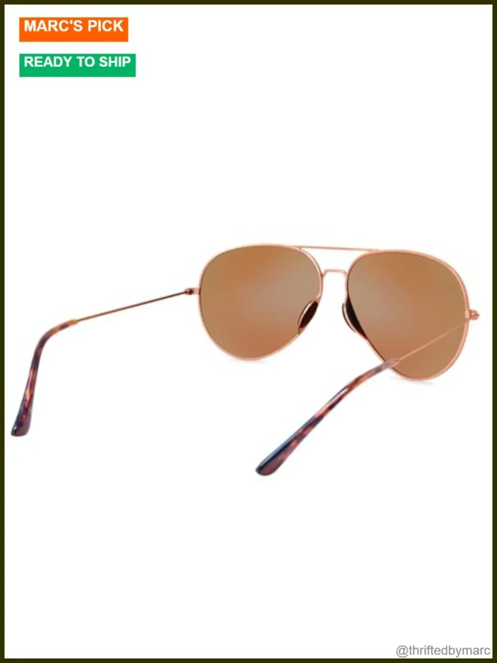 Polarized Aviator Sunglasses Stainless Steel